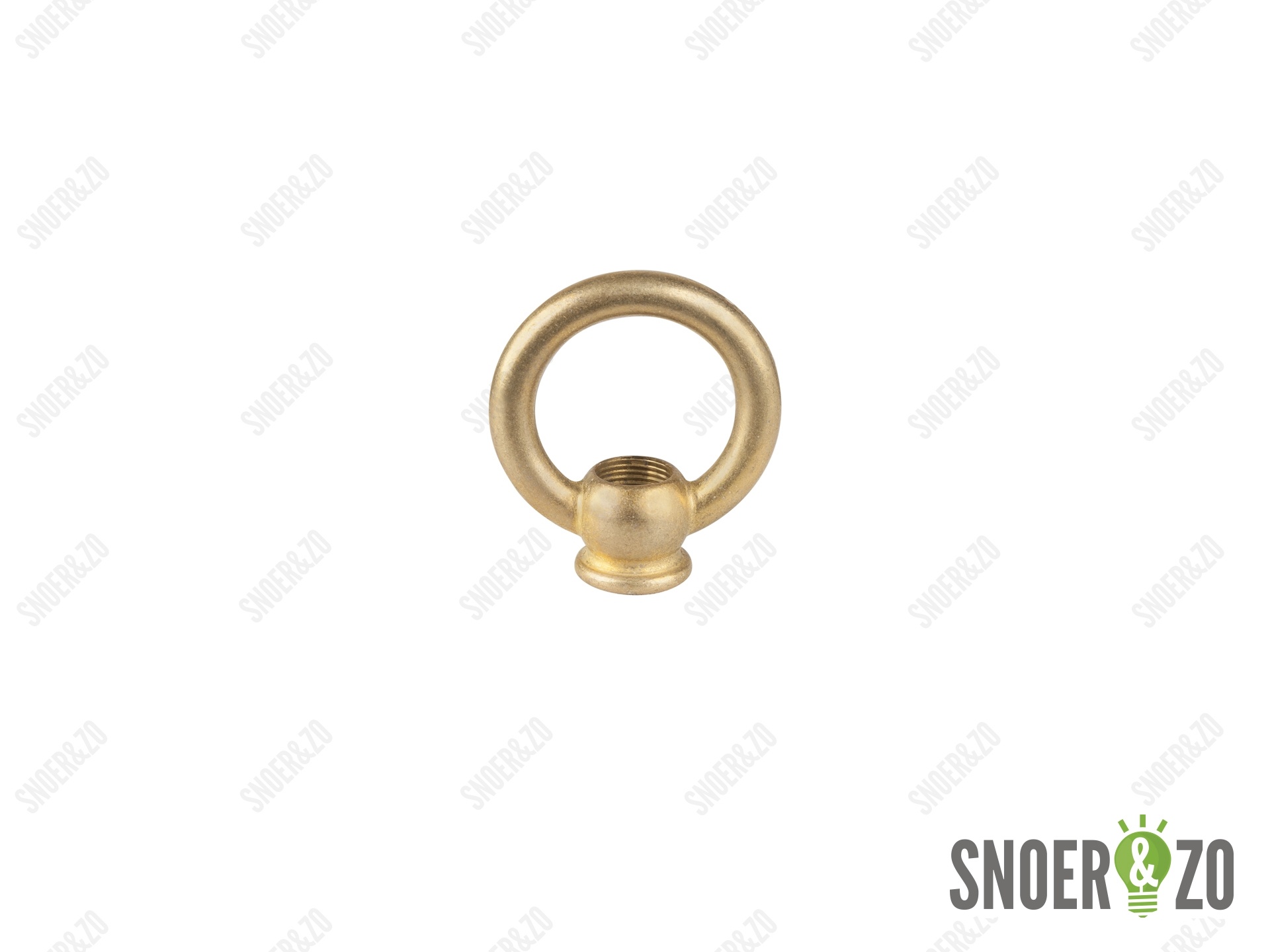 Ringnippel messing 42 mm - M13x1 binnendraad