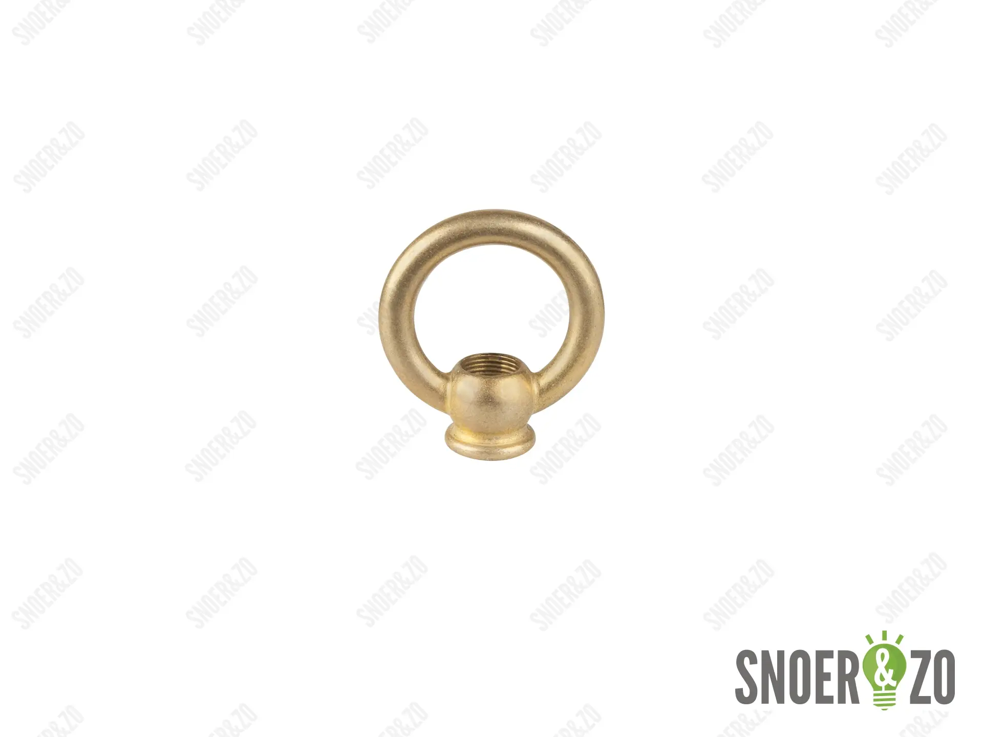 Ringnippel messing 42 mm - M13x1 binnendraad