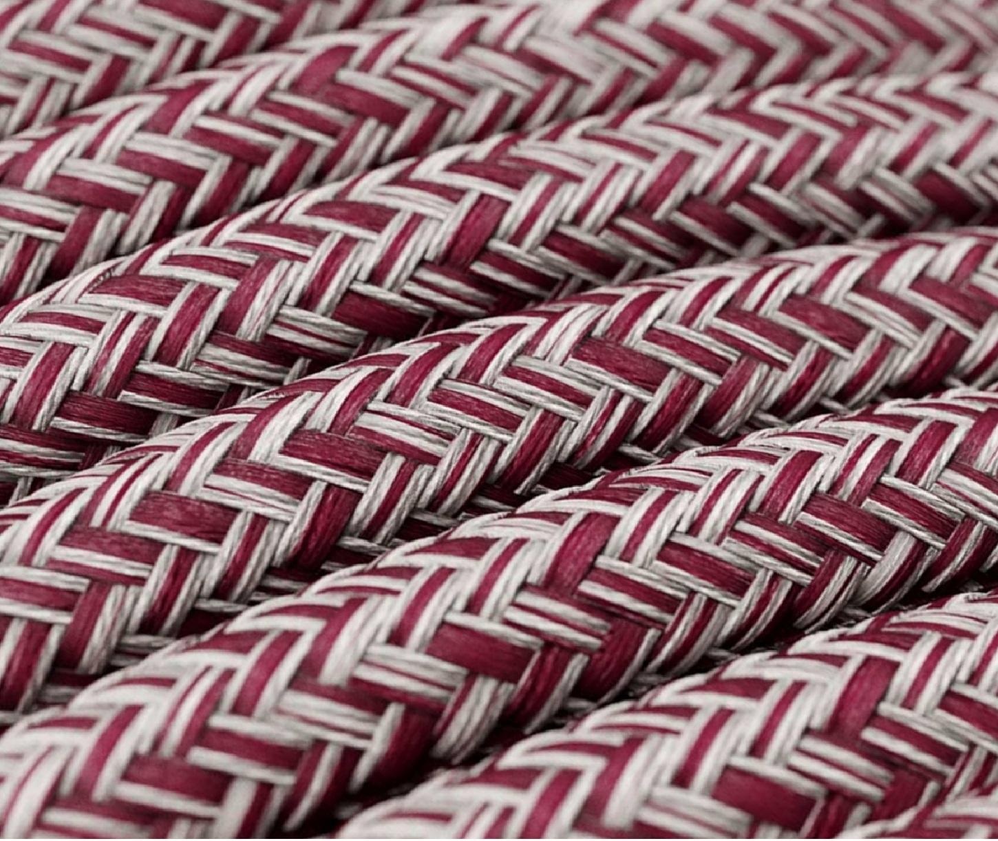 Rood linnen strijkijzersnoer - 2 aderig