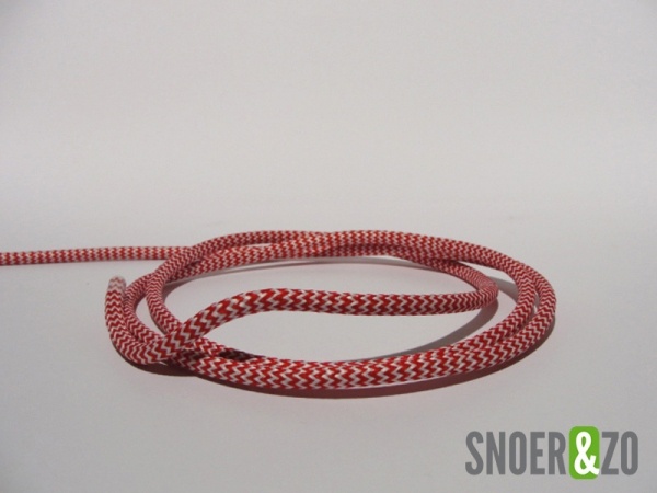 Rood-wit stofsnoer Rood-wit stofsnoer