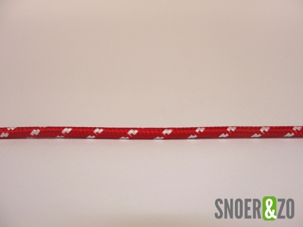 Rood-wit strijkijzersnoer flex