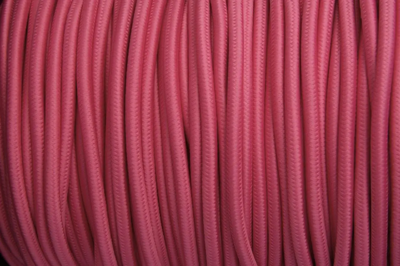 Roze strijkijzersnoer - 2 aderig