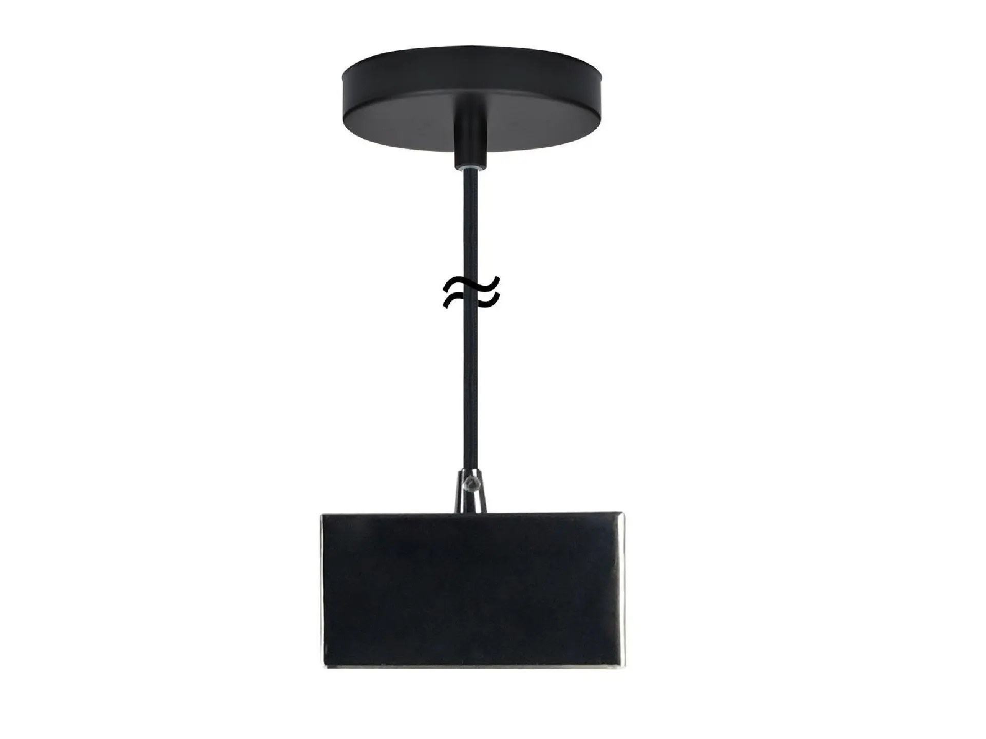 Segula hanglamp RENO zwart chroom voor S14 linestra lamp