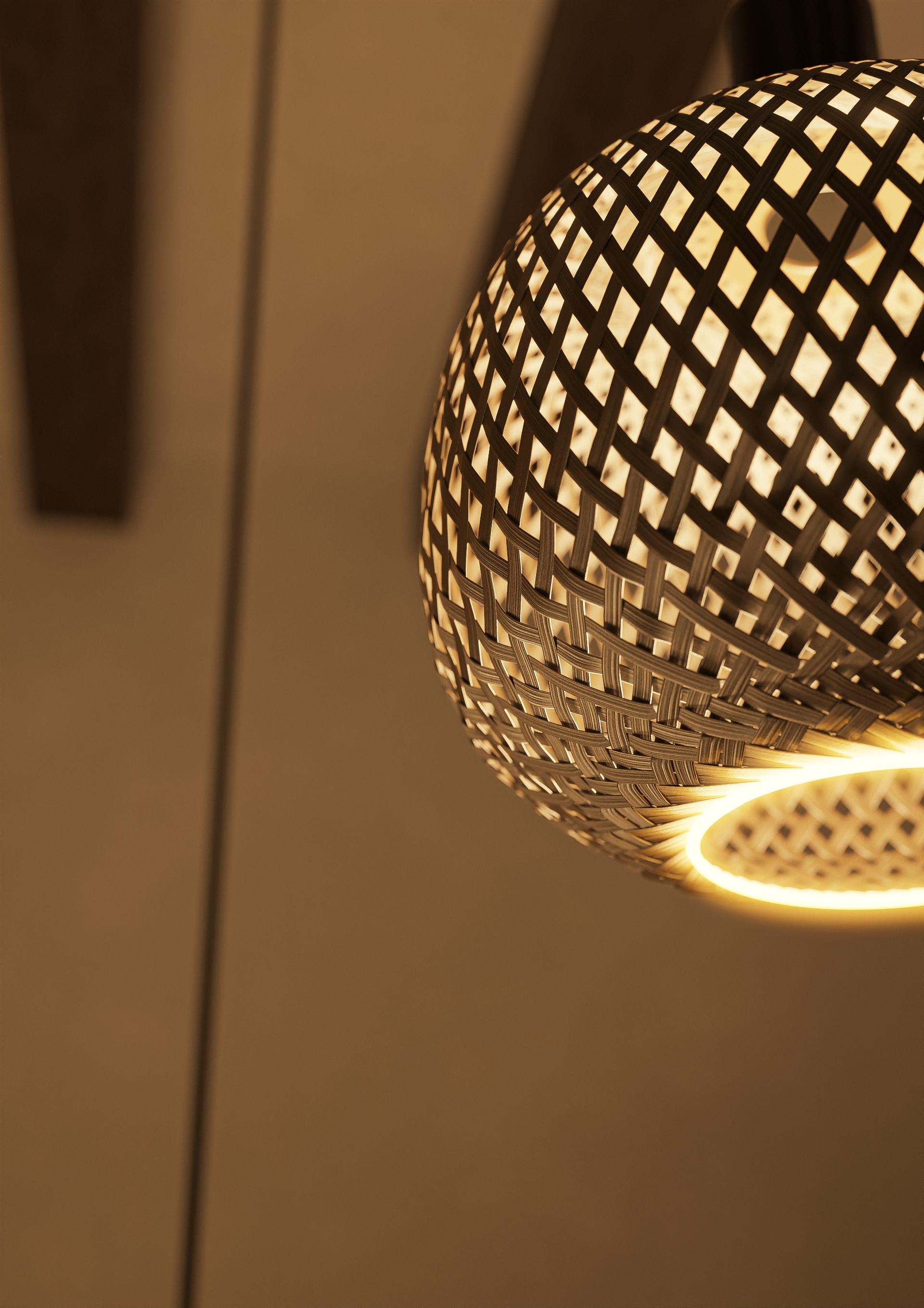 Segula LED Floating Bamboo Globe 300 mm 6W 2200K bronze