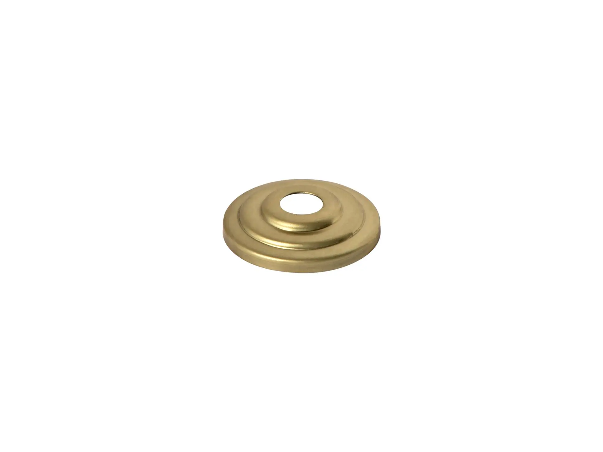 Sierafdekplaat getrapt messing look - 3.6 cm