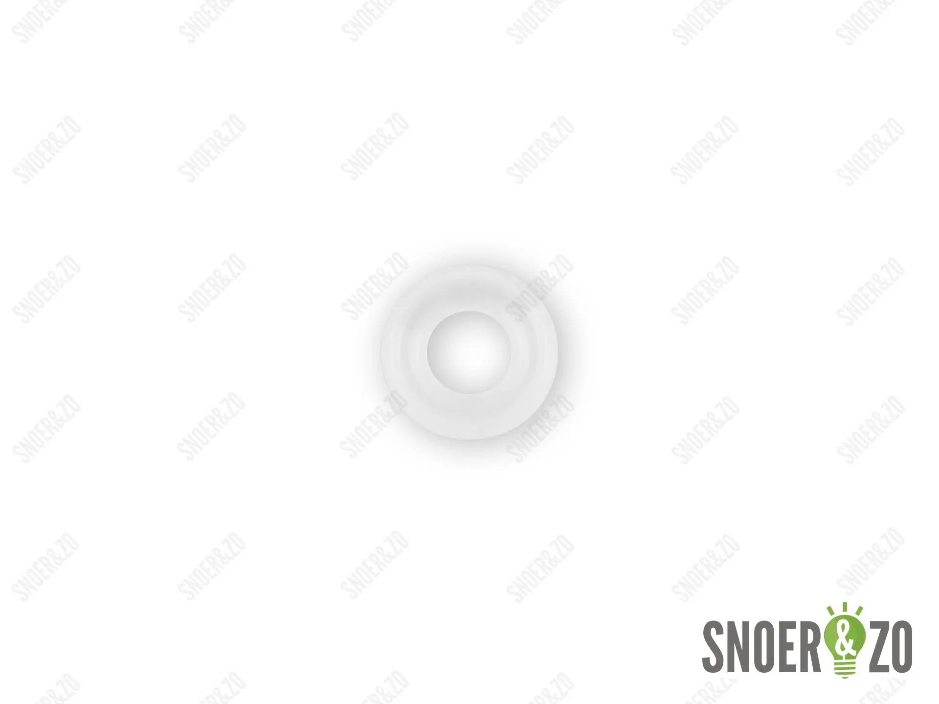 Sluitring zacht kunststof 22 mm met gat 10.5 mm