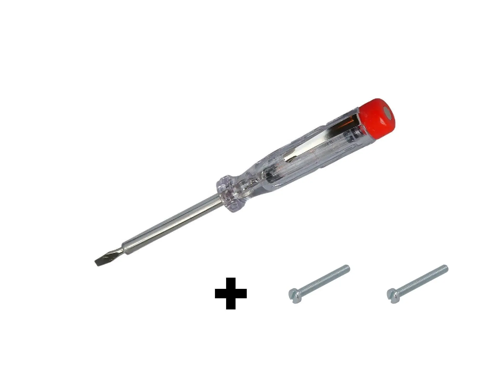 SNOER&ZO plafondkapset met spanningzoeker en twee M4x30mm centraaldoos boutjes