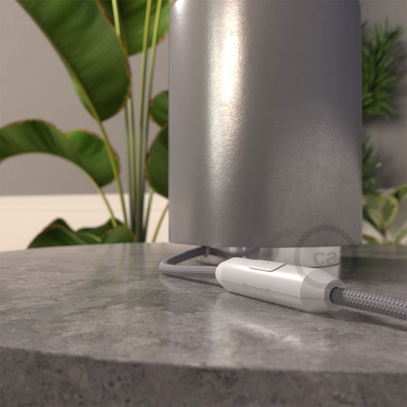 Snoerschakelaar torpedo wit