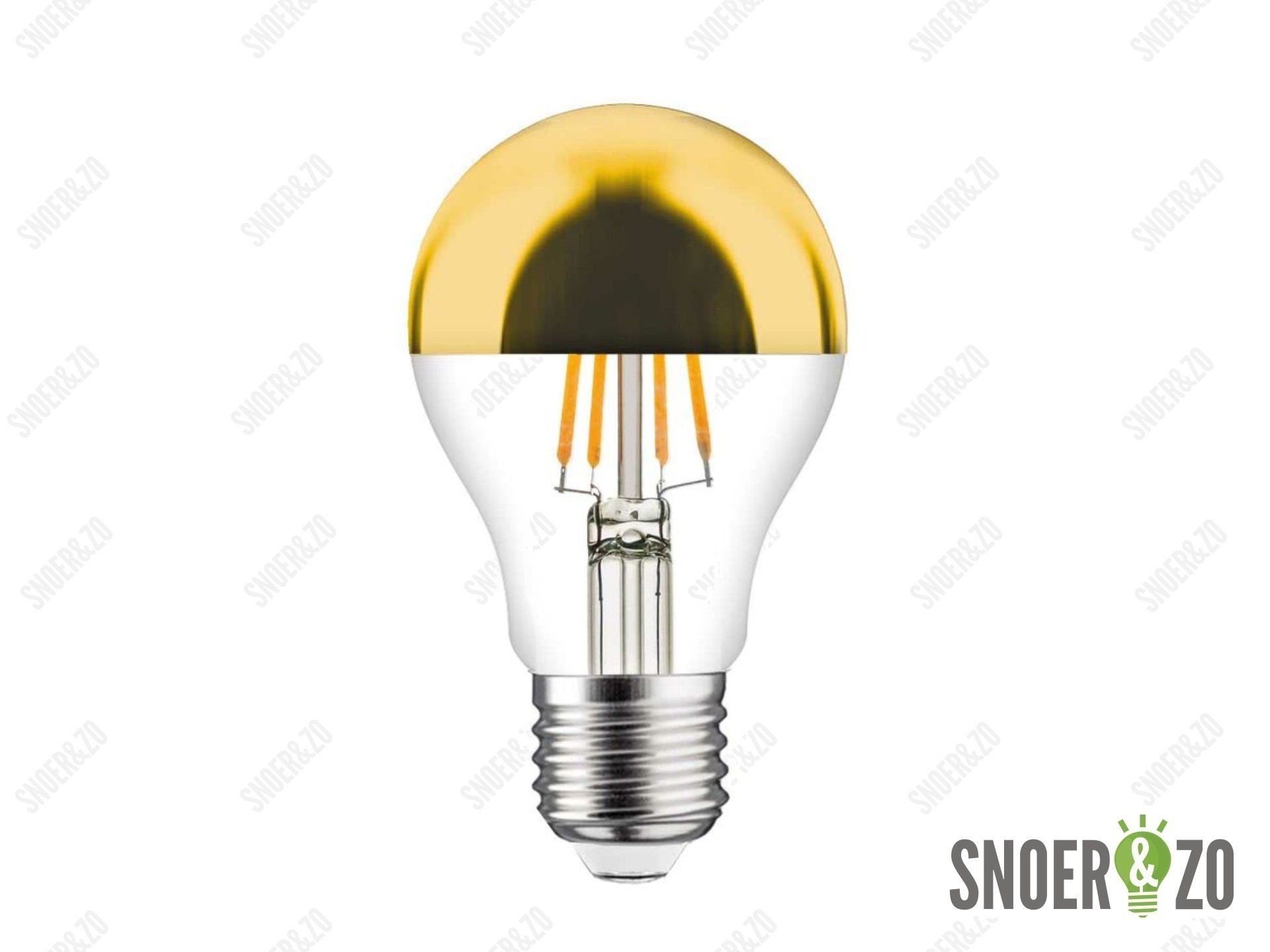 SPL LED filament GLS kopspiegellamp 4W E27 goud dimbaar