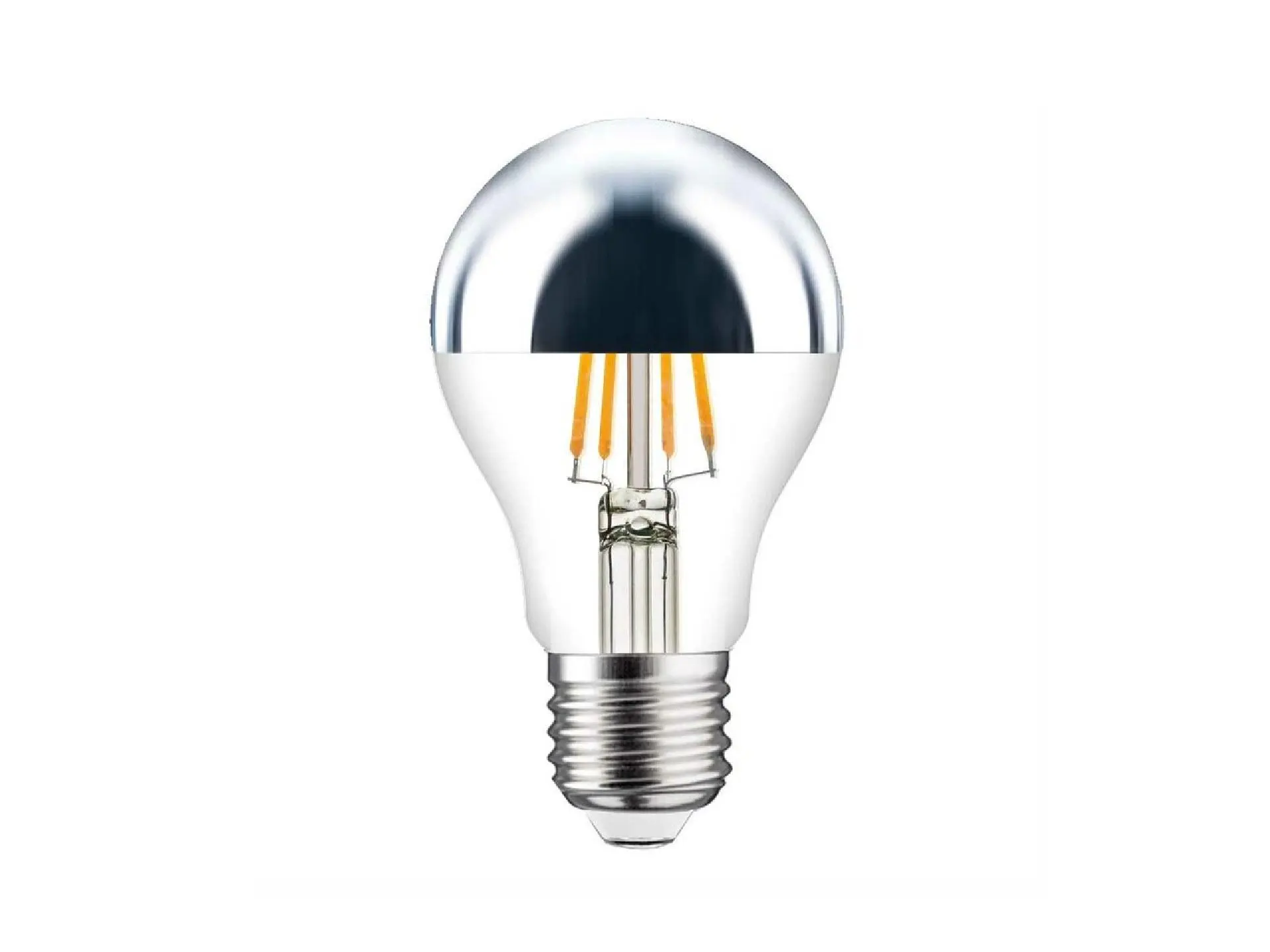 SPL LED filament GLS kopspiegellamp 4W E27 zilver dimbaar