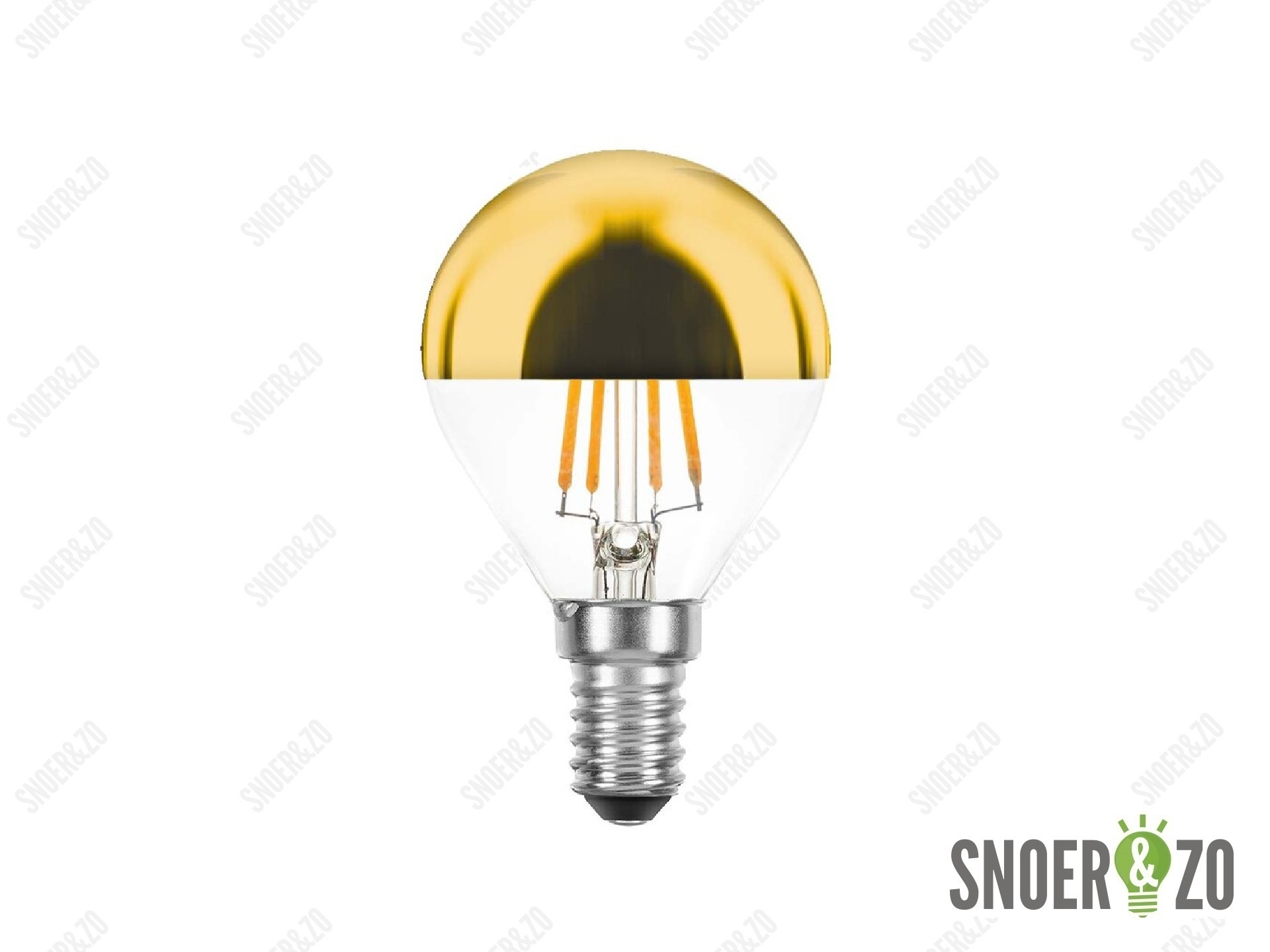 SPL LED filament kogel kopspiegellamp 4W E14 goud dimbaar
