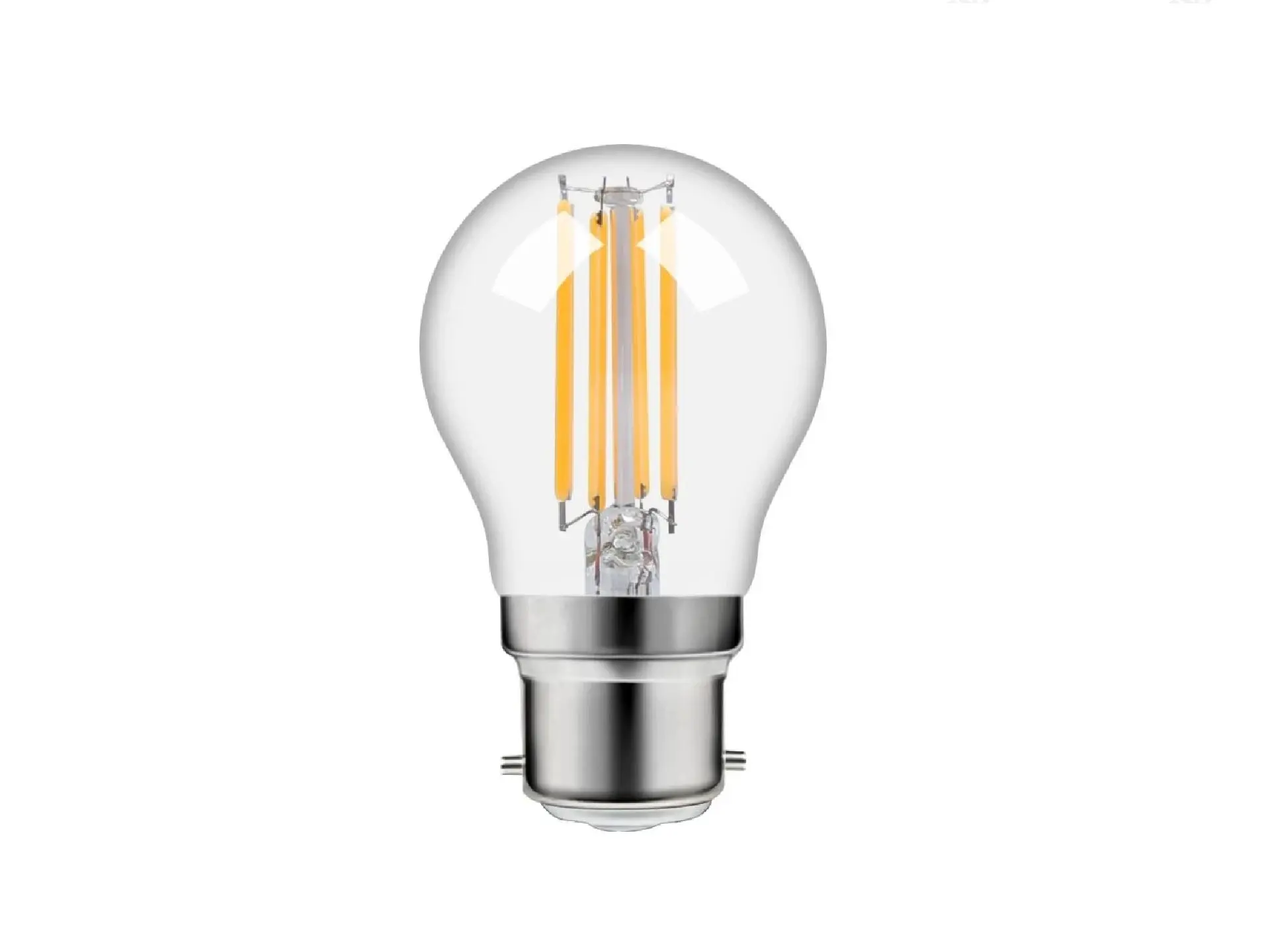 SPL LED filament kogellamp 4.7W B22D 2500K helder dimbaar