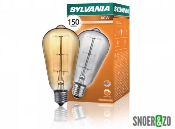 Sylvania Decorative vintage ST64 60W E27