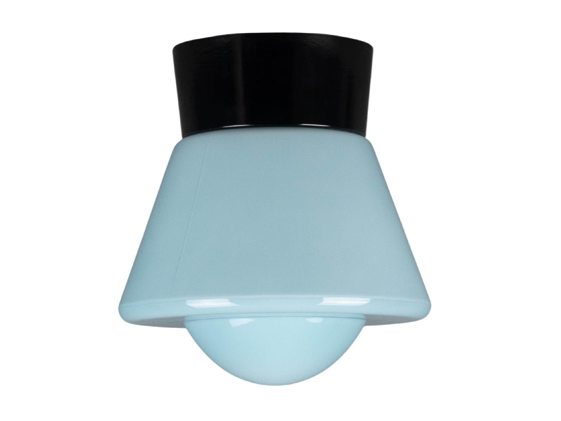 Thabur plafonnière komeet blauw met zwarte houder Thabur plafonnière komeet blauw met zwarte houder