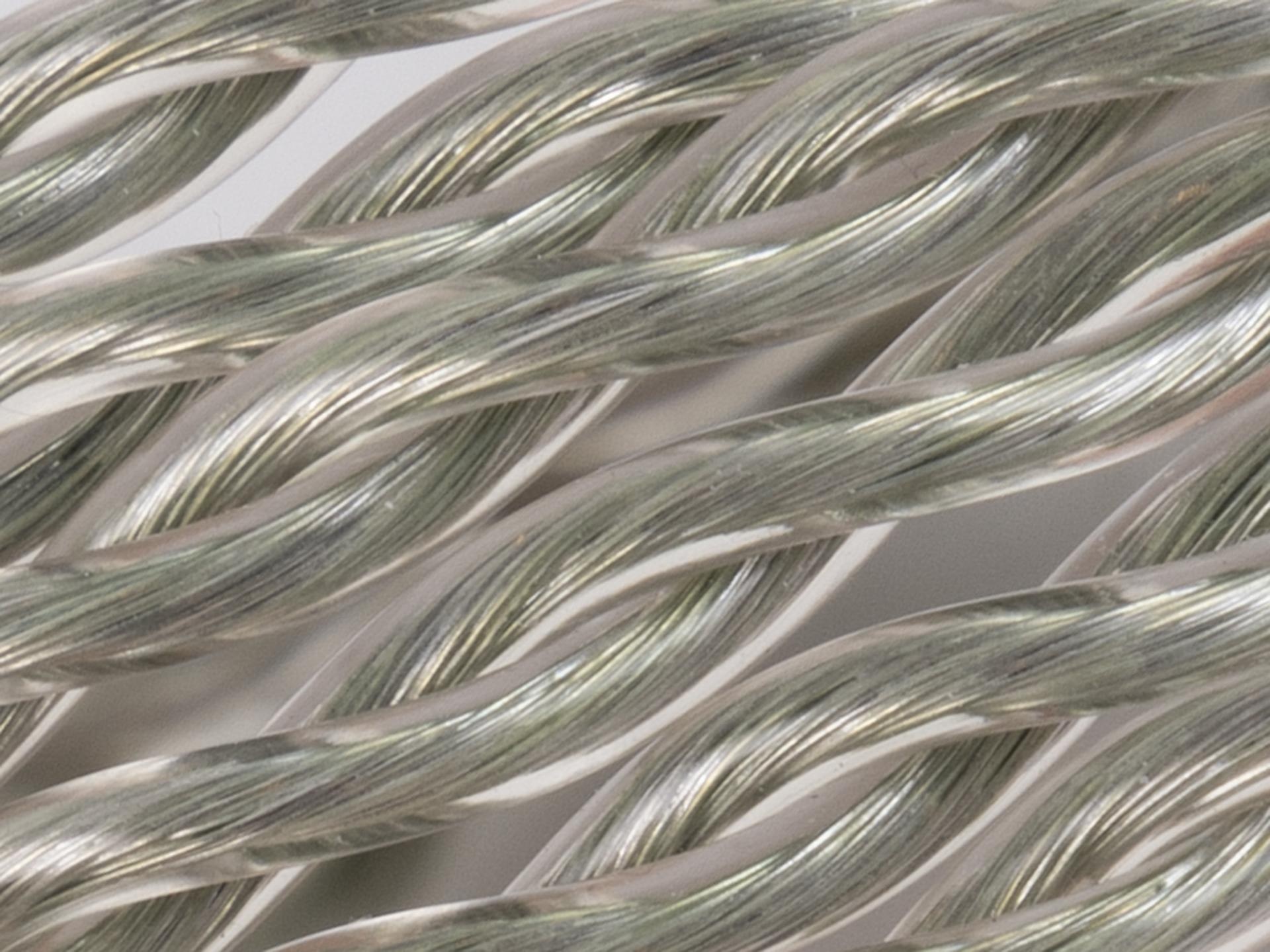 Transparant gedraaid snoer - 2 aderig