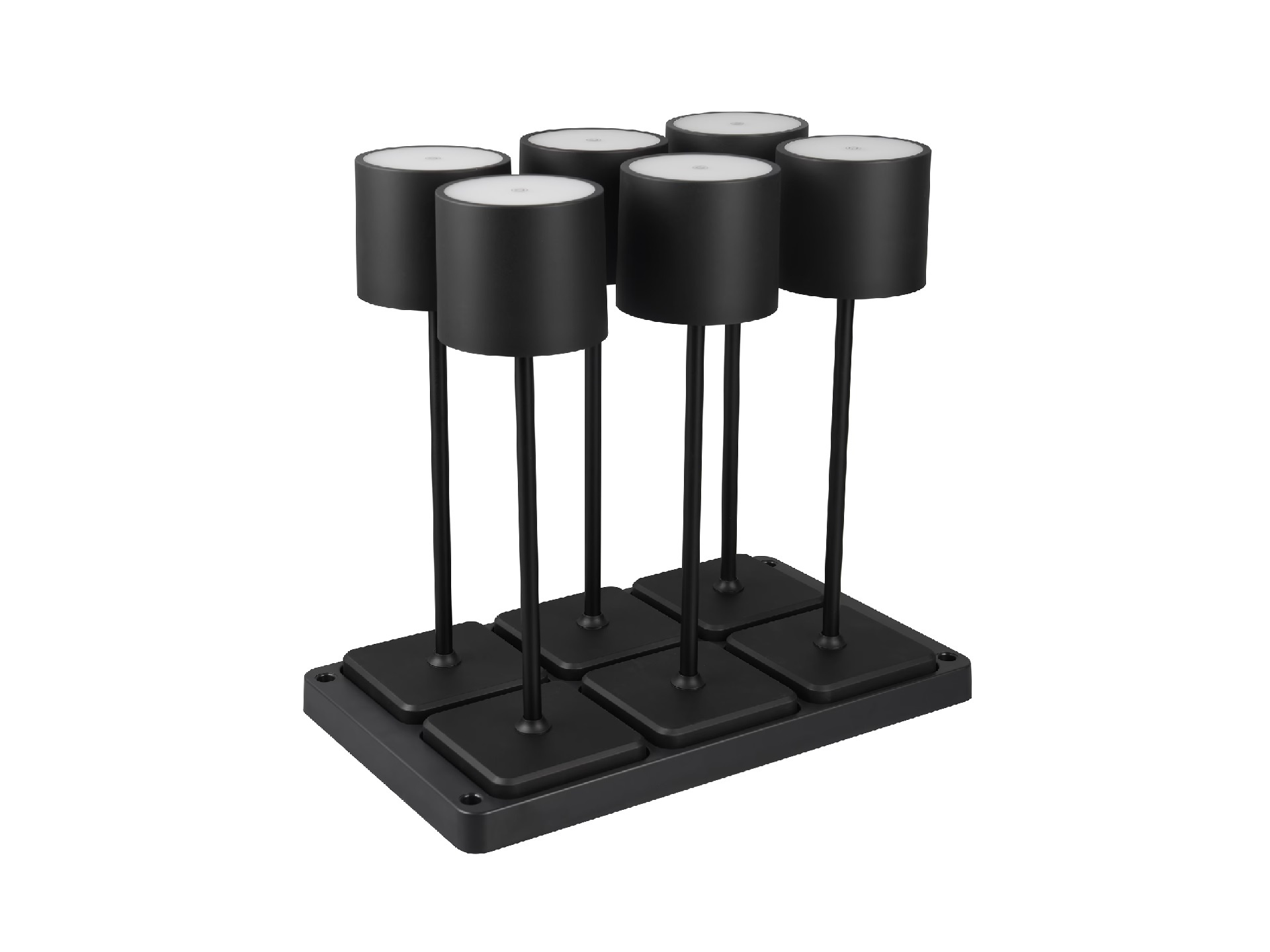 Trio Lighting FERNANDEZ - set met 6 oplaadbare tafellampen - R54096632 Trio Lighting FERNANDEZ - set met 6 oplaadbare tafellampen - R54096632