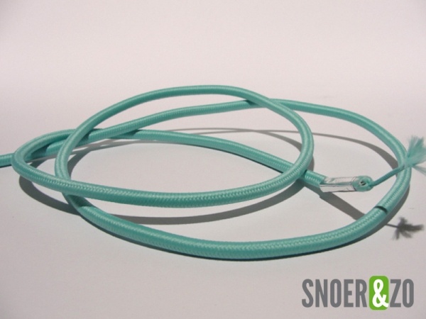 Turquoise strijkijzersnoer