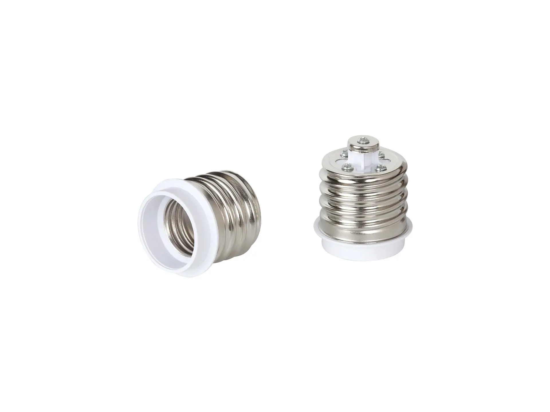 Verloopfitting van E40 naar E27 fitting met kunststof rand