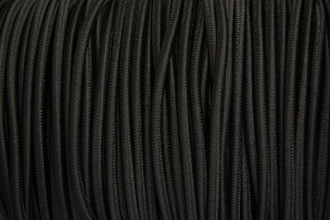 Zwart strijkijzersnoer - 2 aderig