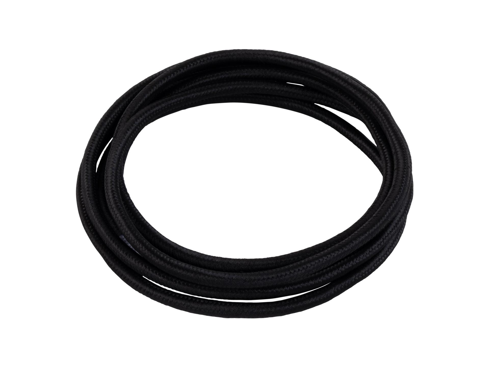 Zwart strijkijzersnoer - 2 aderig