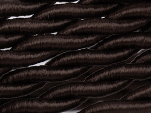 Bruin gedraaid strijkijzersnoer - 2 aderig