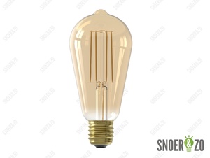 Calex LED filament edison ST64 4.5W E27 goud dimbaar