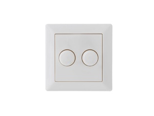 EcoDim Duo dimmerknop wit compleet - geschikt voor GIRA/JUNG/Merten