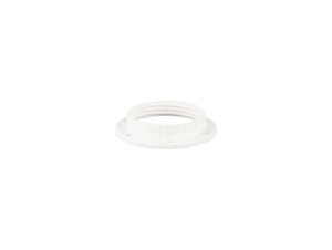 Fitting ring voor E27 fitting - kunststof wit