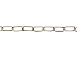 Lamp ketting chroom 47x20mm