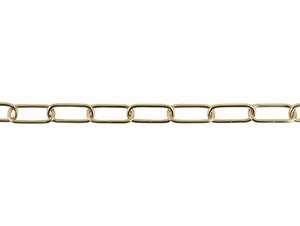 Lamp ketting messing kleur 47x20mm
