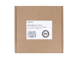Lampenkap kit DIY - voor ronde kap van 25 cm diameter