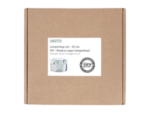 Lampenkap kit DIY - voor ronde kap van 35 cm diameter