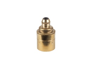 Metalen fitting E27 industrial messing gladde mantel met vaste trekontlaster