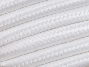 Wit strijkijzersnoer - 2 aderig