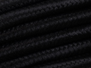 Zwart strijkijzersnoer - 2 aderig