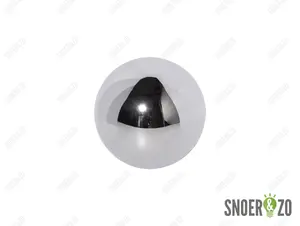 Kogel chroom 50 mm met 1 gat binnendraad M10X1