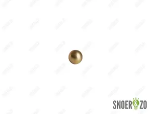 Kogel messing 14 mm met 1 gat binnendraad M4