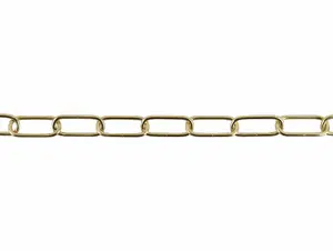 Lamp ketting messing kleur 47x20mm