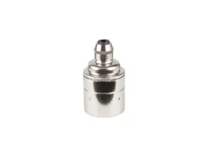 Metalen fitting E27 industrial nikkel gladde mantel met vaste trekontlaster