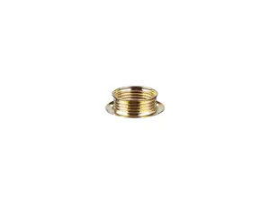 Metalen fitting ring voor E14 fitting - messing kleur