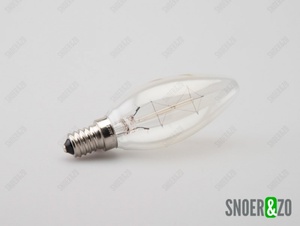 Kooldraadlamp kaars helder 25W E14