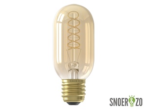 Calex LED flex filament T45x110mm buislamp 4W E27 goud dimbaar