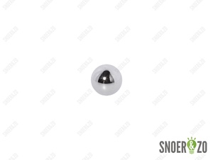 Kogel chroom 20 mm met 1 gat binnendraad M10X1