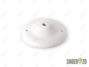 Plafondkap porselein ornament A wit