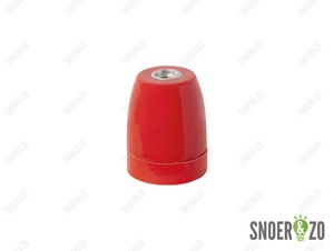 Porselein fitting rood E27