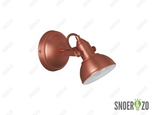 Trio lighting wandlamp gina E14 rood koper