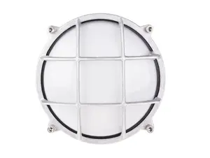 BEL Lighting Mani R E27 - industriële wandlamp rond - aluminium
