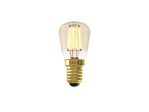 Calex LED filament buislamp T26 2.7W E14 goud dimbaar Calex LED filament buislamp T26 2.7W E14 goud dimbaar