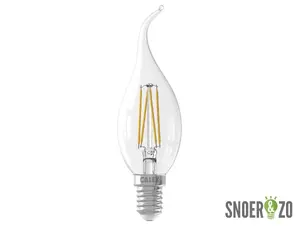 Calex LED filament tipkaars 3.5W E14 helder dimbaar