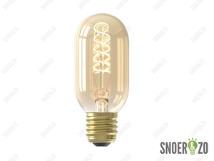 Calex LED flex filament T45x110mm buislamp 5,5W E27 goud dimbaar